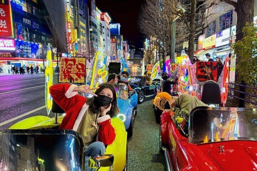 Tokyo：Akihabara Flash Go Kart Tour (including guide)
