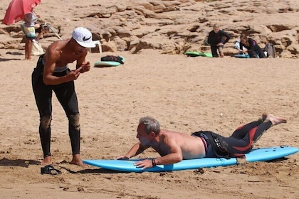 2 Hours Surf Lessons at Beach in Taghazout