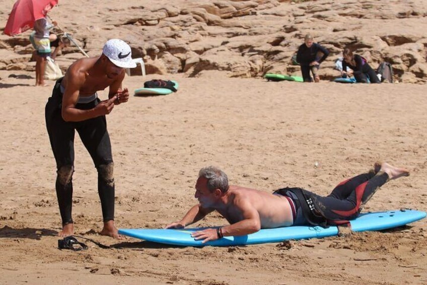  2 Hours Surf Lessons at Beach in Taghazout