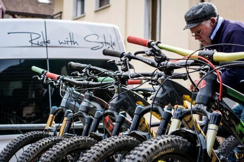 Pienza and Val d Orcia Ebike Tour with Pickup and Drop off by Van