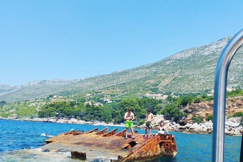 Sunken ship