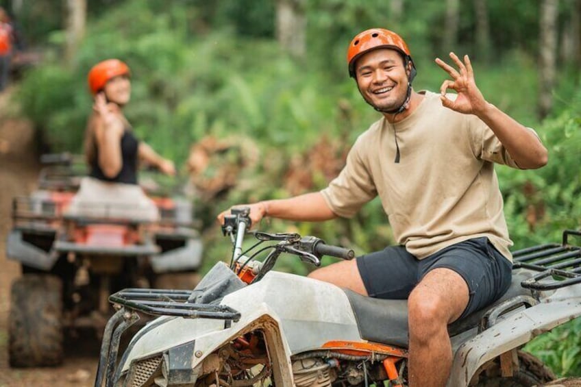 Ubud Tour with ATV Tubing Barong Dance and Waterfall