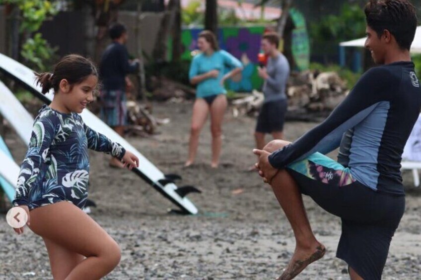 Surf Lesson DayTrip at Playa Hermosa from San Jose and back