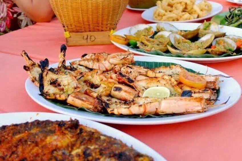Romantic Seafood Dinner at Jimbaran Beach Bali Include Sunset