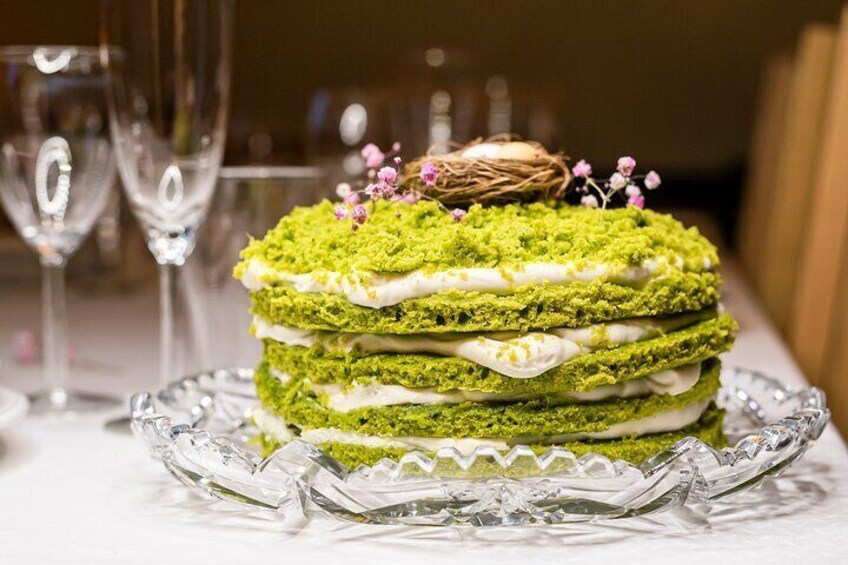 Moss cake