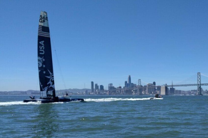 San Francisco Private Yacht Tour Oracle Sail Grand Prix (SailGP)