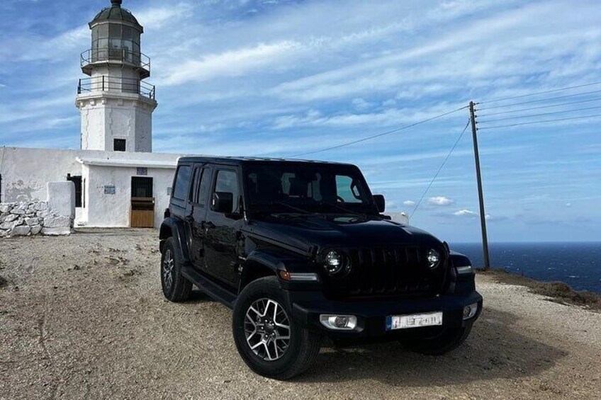 Mykonos Sunset : Romantic Private Jeep Tour