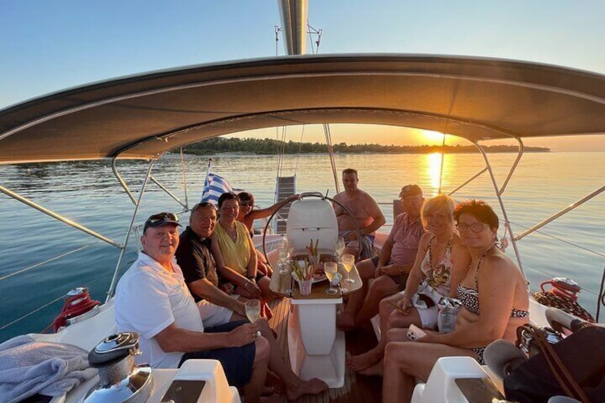 3 Hours Blue Lagoon Sunset Cruise Halkidiki Sithonia