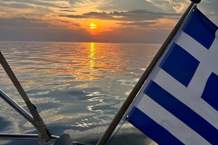 3 Hours Blue Lagoon Sunset Cruise Halkidiki Sithonia