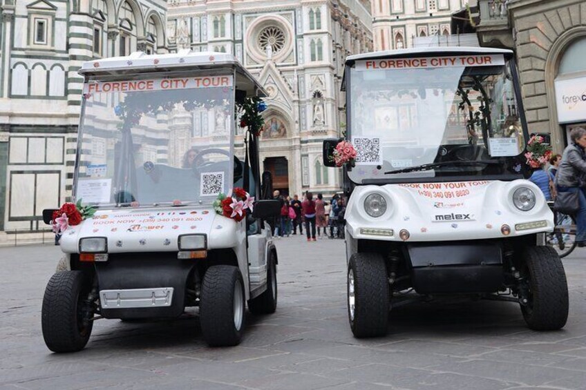 Private Guided Golf Cart Tour in Florence