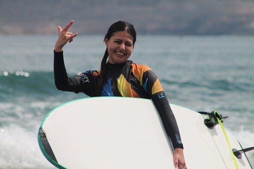 2-hour Introductory Surfing Course at Las Canteras Beach