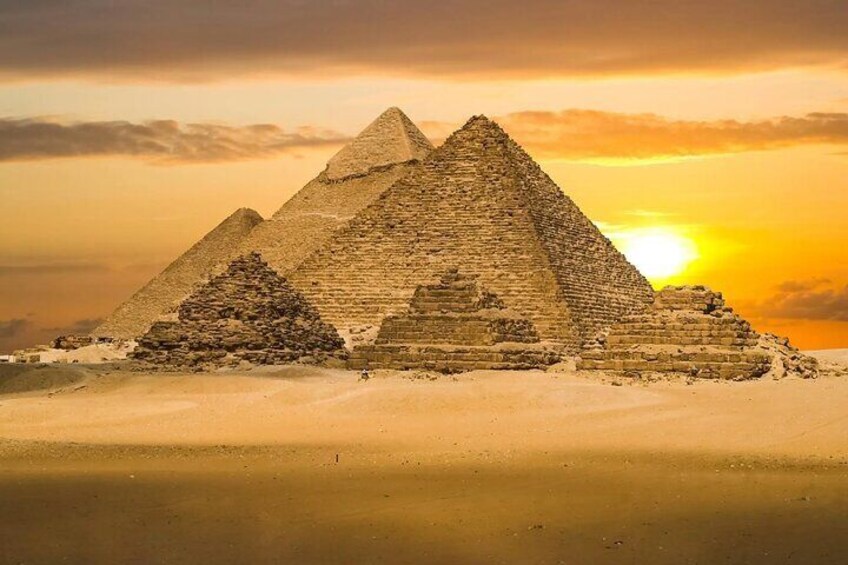 Pyramids and Citadel from Port Said