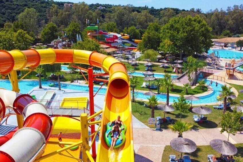 Aqualand Water Park Corfu from Saranda