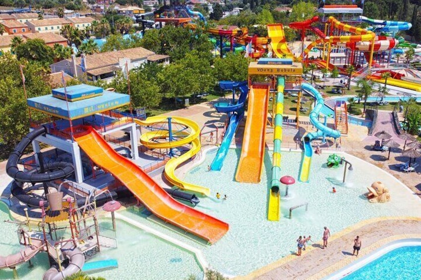 Aqualand Water Park Corfu from Saranda