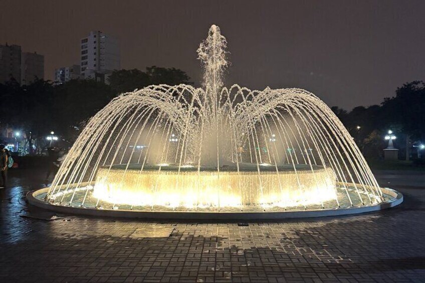 Tour Night Magic Water Park and Ravine with Transfer 