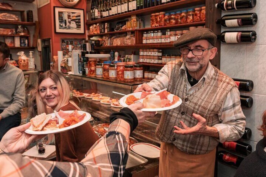 Eating Bologna Food and Wine Tour