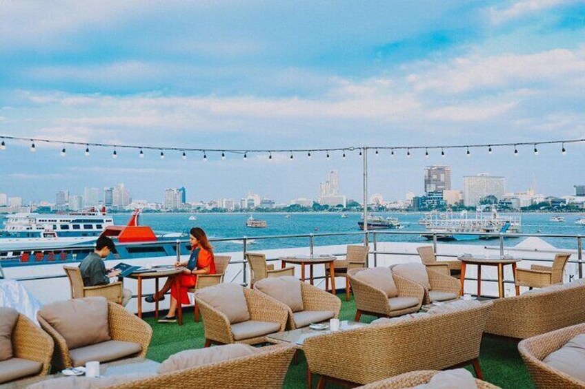 Ocean SKY Pattaya Rooftop Bar on Cruise