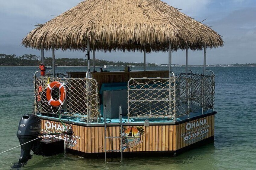 90 Minute Sunset Tiki Boat Tour