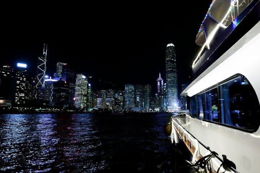 Victoria Harbour: Stunning Evening City Lights Cruise