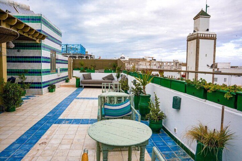 The terrace