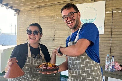 Cocina tradicional marroquí en Essaouira - Vista al mar y a la medina