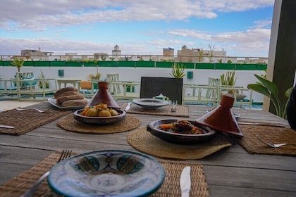 Cooking with views of Essaouira