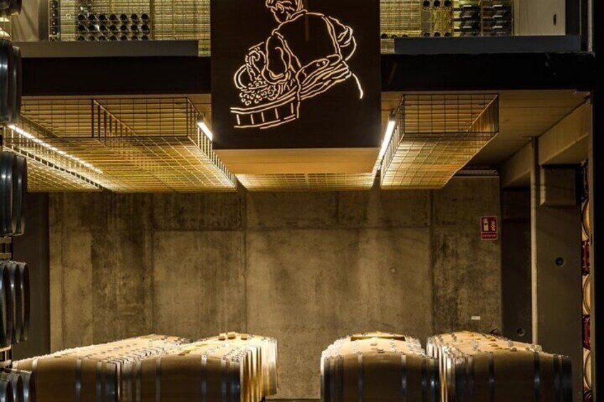 Barrel Room and Bottle Holder