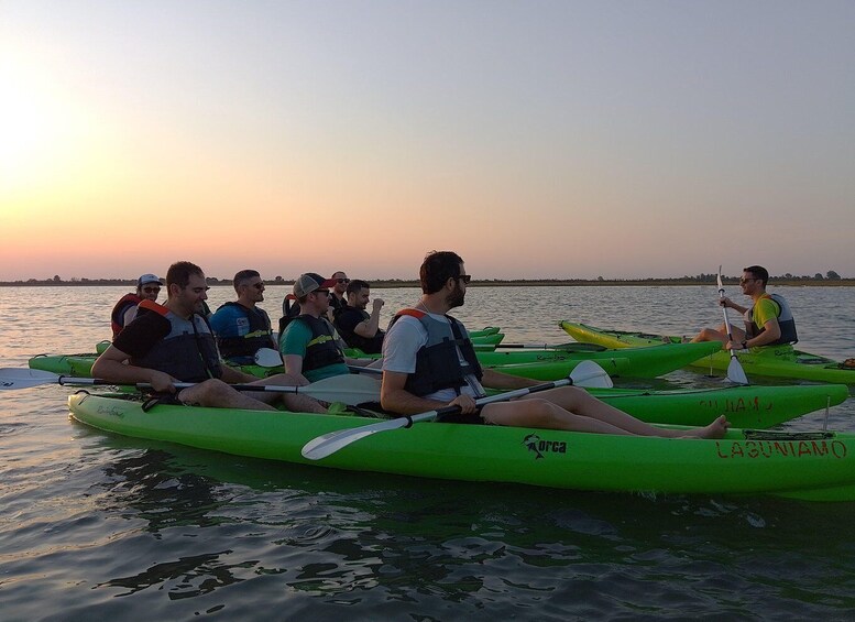 Cavallino: Sunset Kayak Tour in the Venetian Lagoon