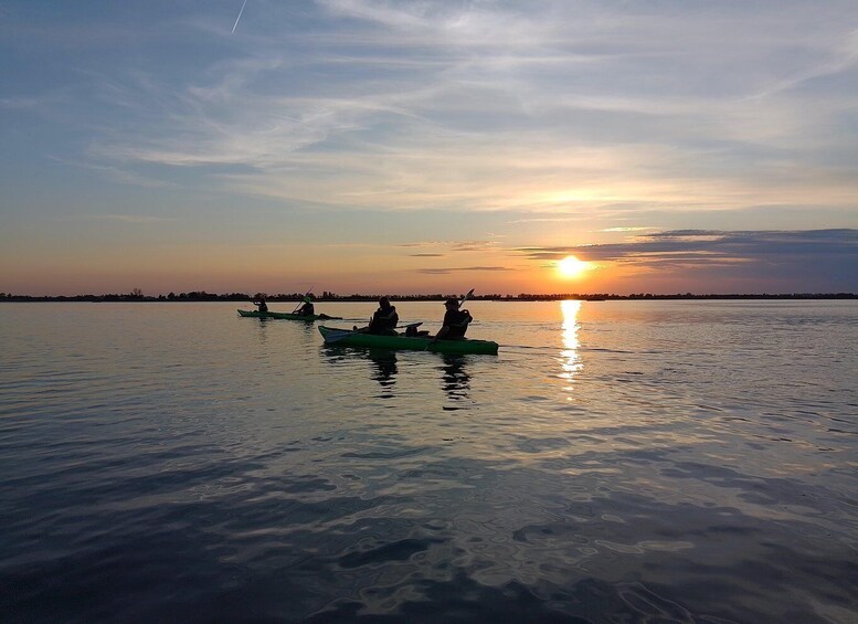 Picture 3 for Activity Cavallino: Sunset Kayak Tour in the Venetian Lagoon