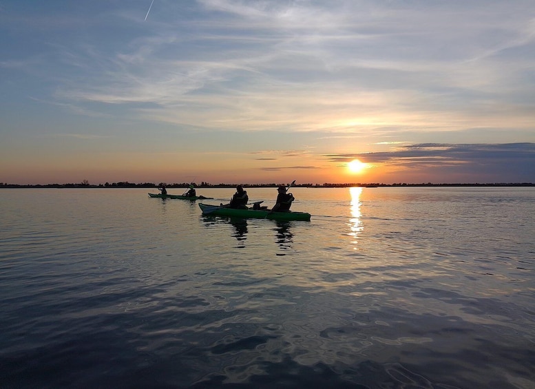 Picture 3 for Activity Cavallino: Sunset Kayak Tour in the Venetian Lagoon