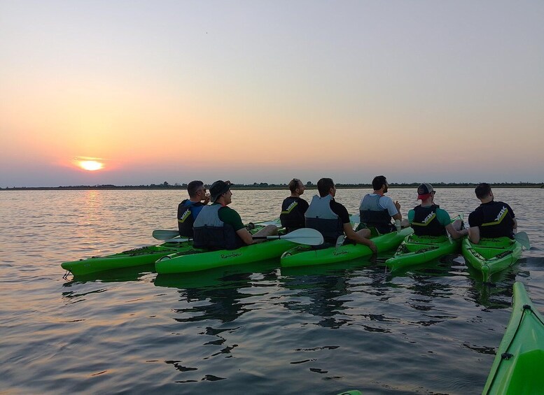 Picture 1 for Activity Cavallino: Sunset Kayak Tour in the Venetian Lagoon