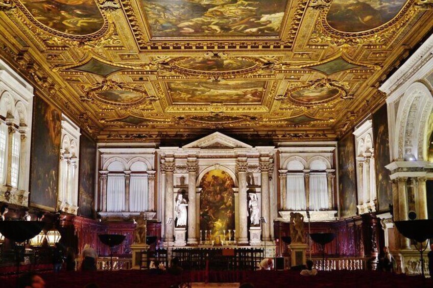 Venice: San Giorgio and Scuola Grande di San Rocco Tour with Boat