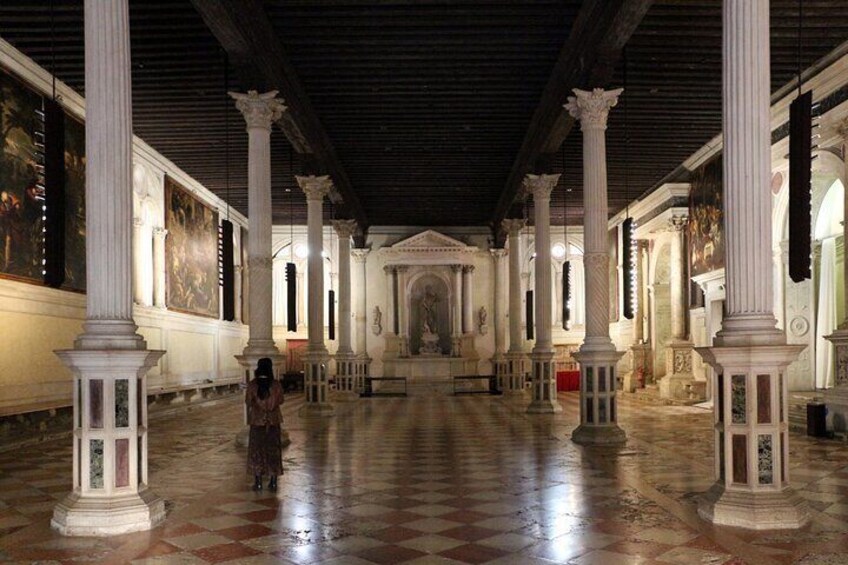 Venice: San Giorgio and Scuola Grande di San Rocco Tour with Boat