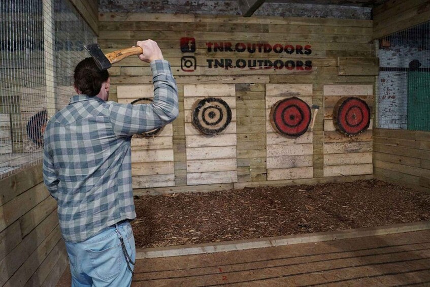 Picture 3 for Activity Llangollen: 30-Minute Axe Throwing Session