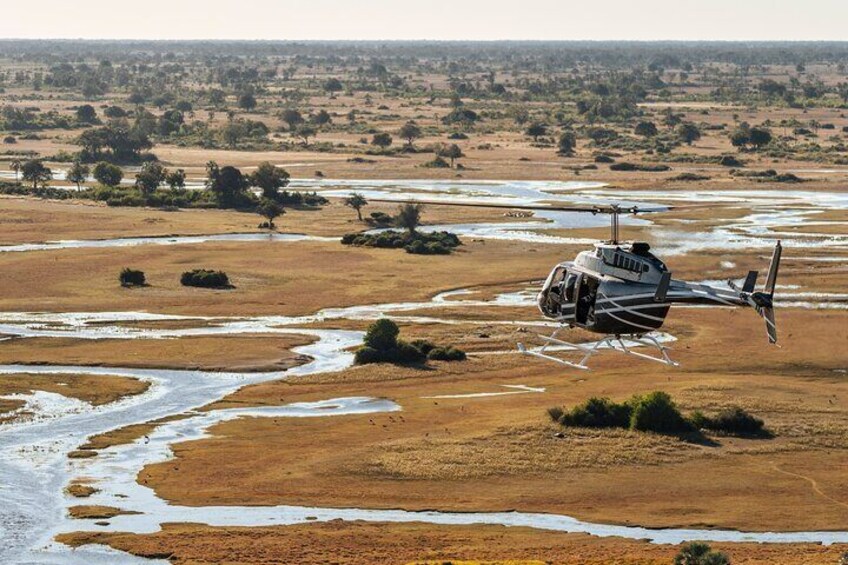 Okavango Delta Helicopter Tour