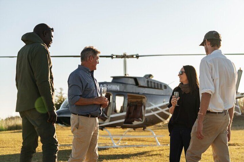 Champagne stop - Okavango Delta