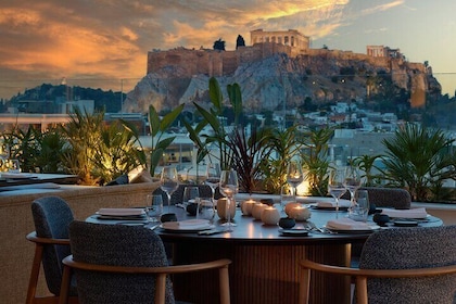 Taste of Athens: Private Rooftop Dinner with Stunning City Views