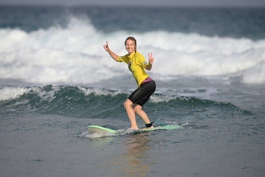 Learn to surf the most beautiful sandy beaches of Fuerteventura