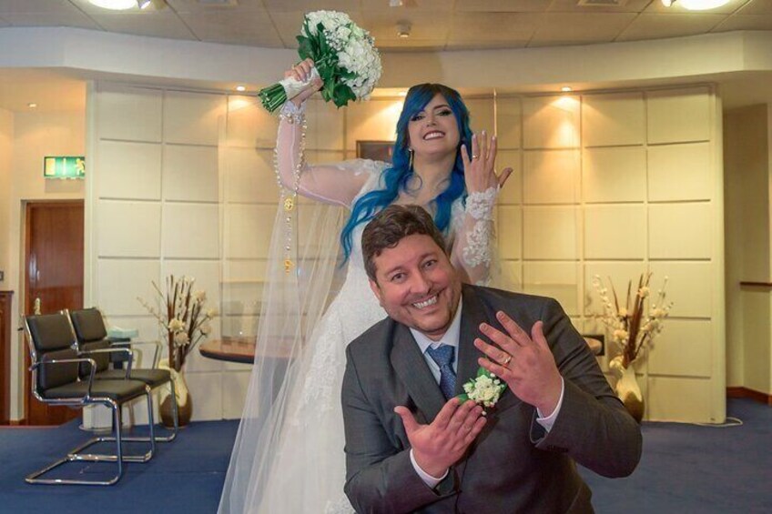 Wedding Ceremony & Dublin Photoshoot Capture Love Story