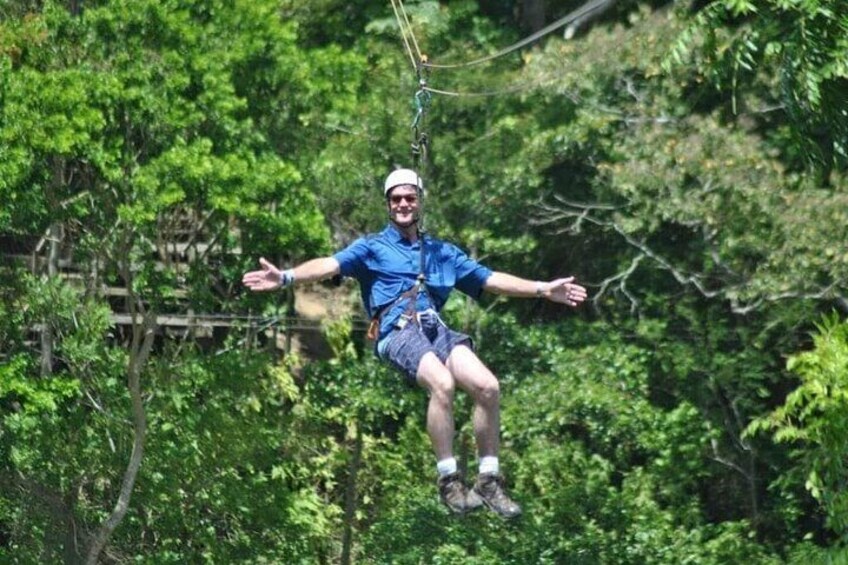 Private Mega Combo Zipline Monkey Sloth Snorkeling Chocolate Rum