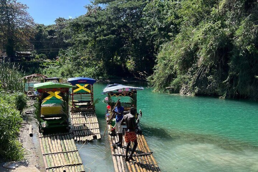 Private Lethe Bamboo Rafting Lime Stone Foot Massage Tour
