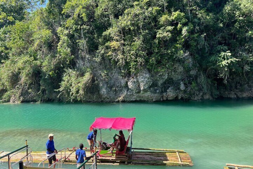 Private Lethe Bamboo Rafting Lime Stone Foot Massage Tour
