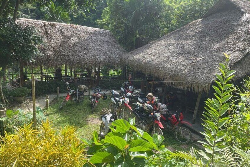sometimes. You'll surprised our guide stop at someone's home for waterfall and very cold drinks