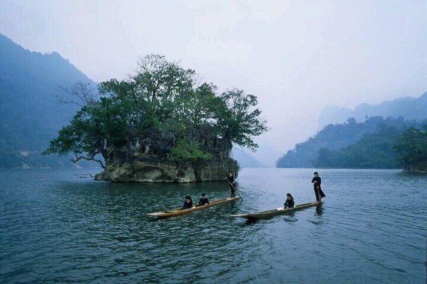 Ba Be Lake Boat Trip Motorbike tour 2D1N from Cao Bang