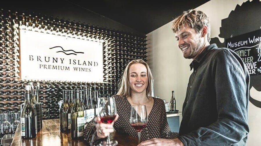 Wine tasting at Bruny Island Premium Wines