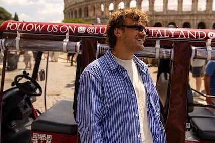 Rome Golf Cart Food and Sightseeing Tour