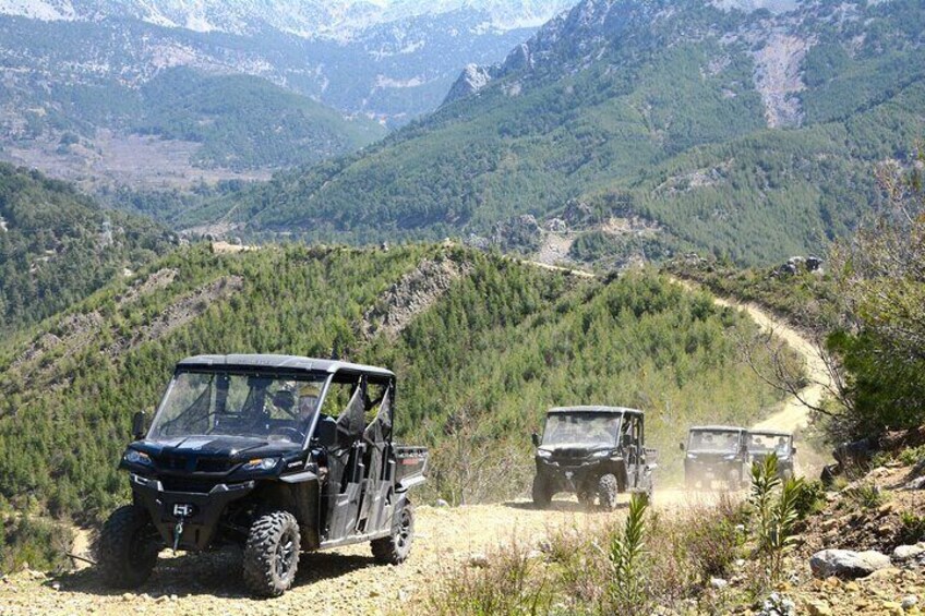 Day Trip from Antalya MONSTER UTV Driving and Rafting 