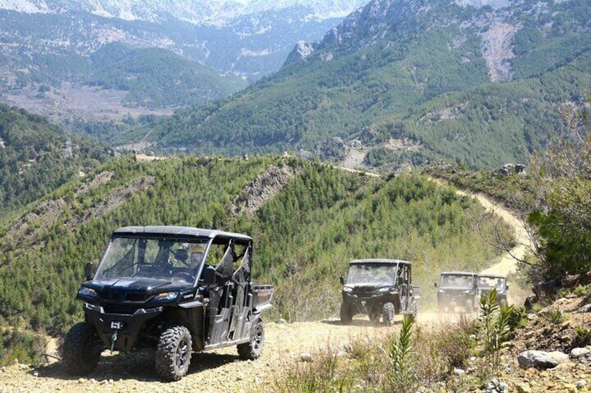 Day Trip from Antalya MONSTER UTV Driving and Rafting
