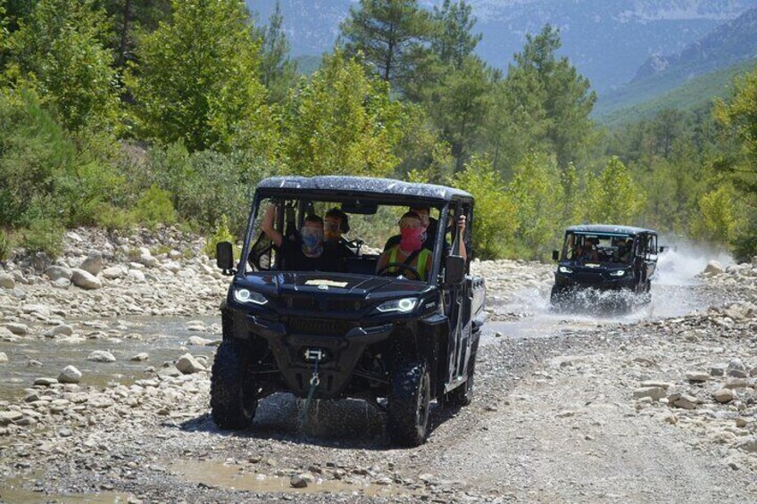 Day Trip from Antalya UTV Driving and Rafting 