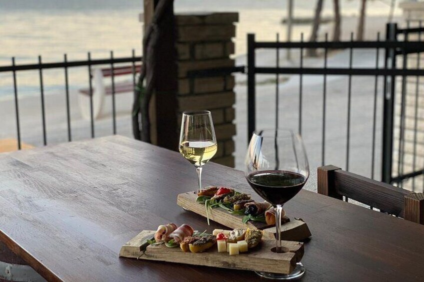 Wine Tasting at Seafront Tasting Room in Kastela